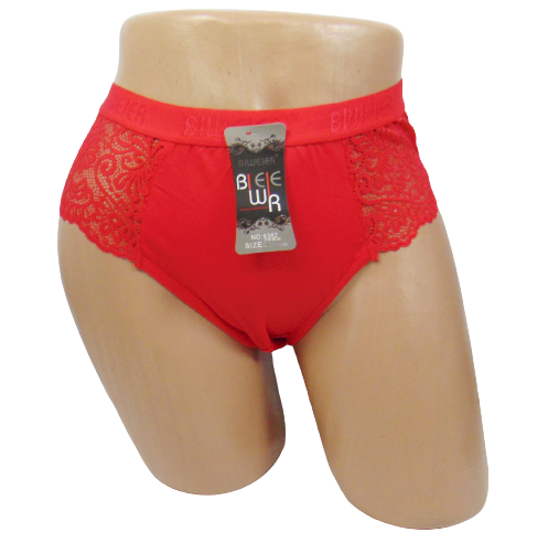 Женские трусики высокие Biweier 9382 5XL Красный (1684368895)
