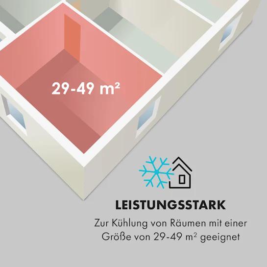 Кондиционер KLARSTEIN Kraftwerk Eco Smart 10000 BTU 3,4 кВт 49 м2 (10035738) - фото 9 Кондиционер KLARSTEIN Kraftwerk Eco Smart 10000 BTU 3,4 кВт 49 м2 (10035738) - фото 9