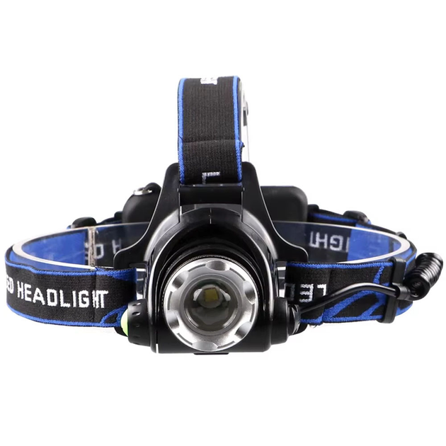 Ліхтар налобний акумуляторний Bailong BL-T24-P50 Чорний (GR-04669)