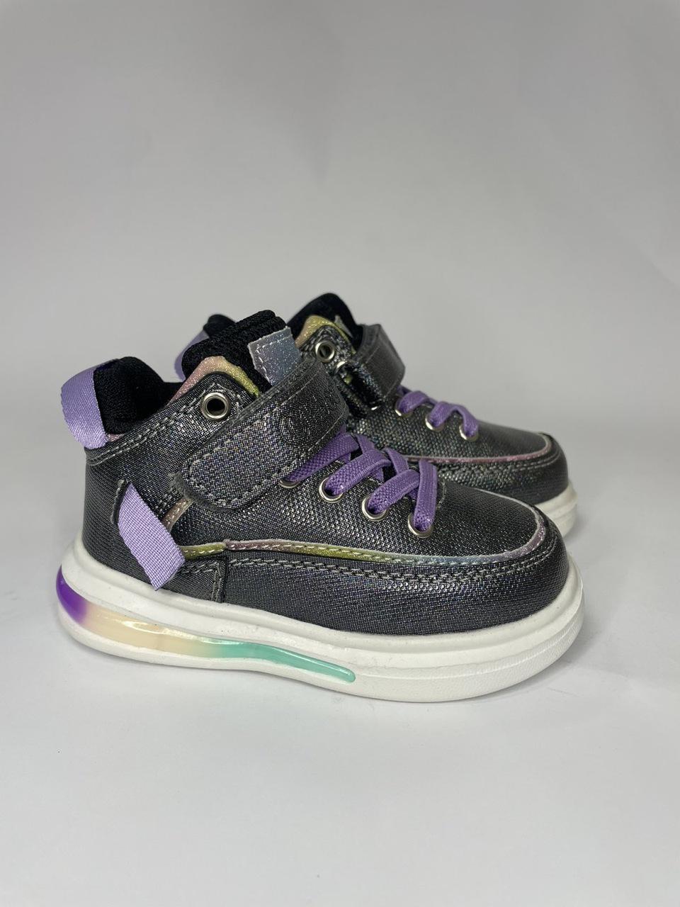 Черевики дитячі демісезонні Clibee 3369/23 14,5 см р. 23 Purple/Jeans (31841740)