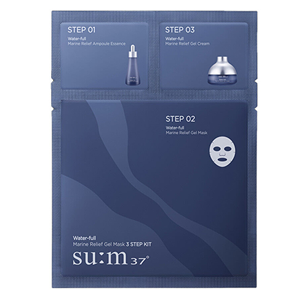 Маска трехэтапная увлажняющая Su:m37 Water-full Marine Relief Gel Mask (sum-marine-mask)