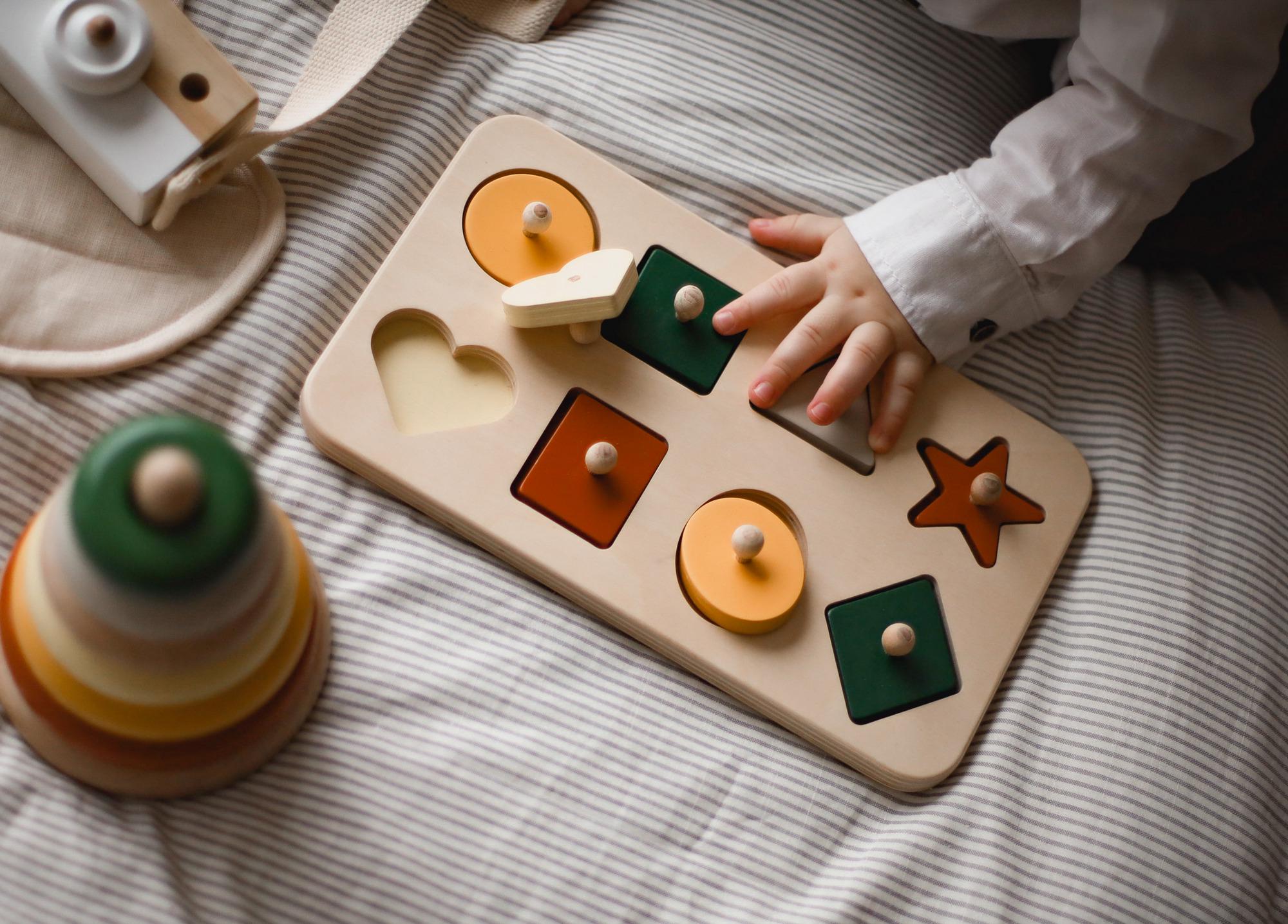 Сортер геометрический Just Kids 8 деталей Autumn forest - фото 2 Сортер геометрический Just Kids 8 деталей Autumn forest - фото 2