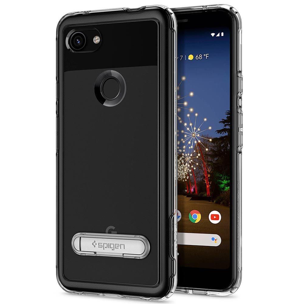 Чехол прозрачный противоударный с подставкой Spigen Slim Armor F22CS26217 для Google Pixel 3a XL (6") - фото 1