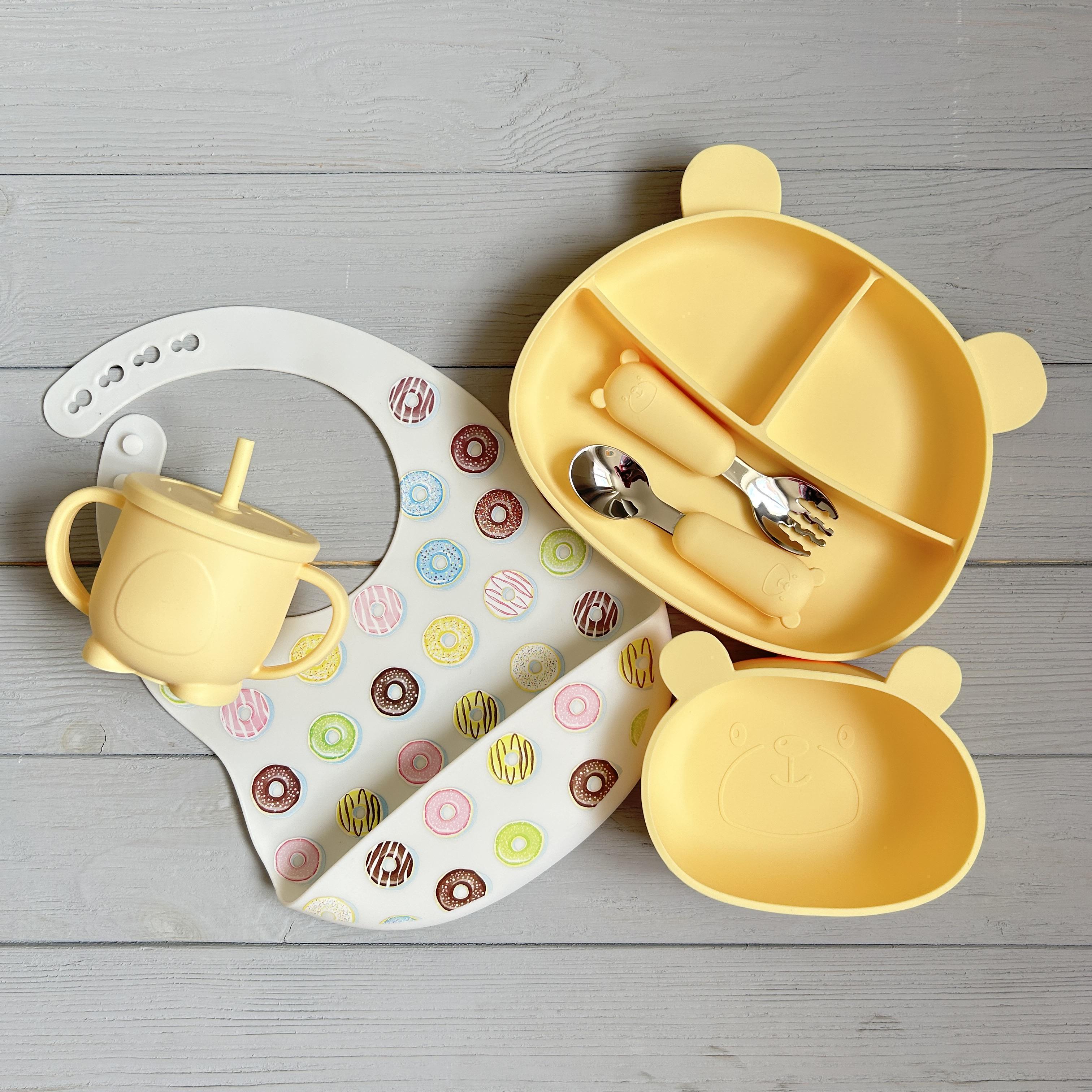 Детская посуда силиконовая Мишка BPR img_e9177 Y11 Желтый (65503) - фото 1 Детская посуда силиконовая Мишка BPR img_e9177 Y11 Желтый (65503) - фото 1