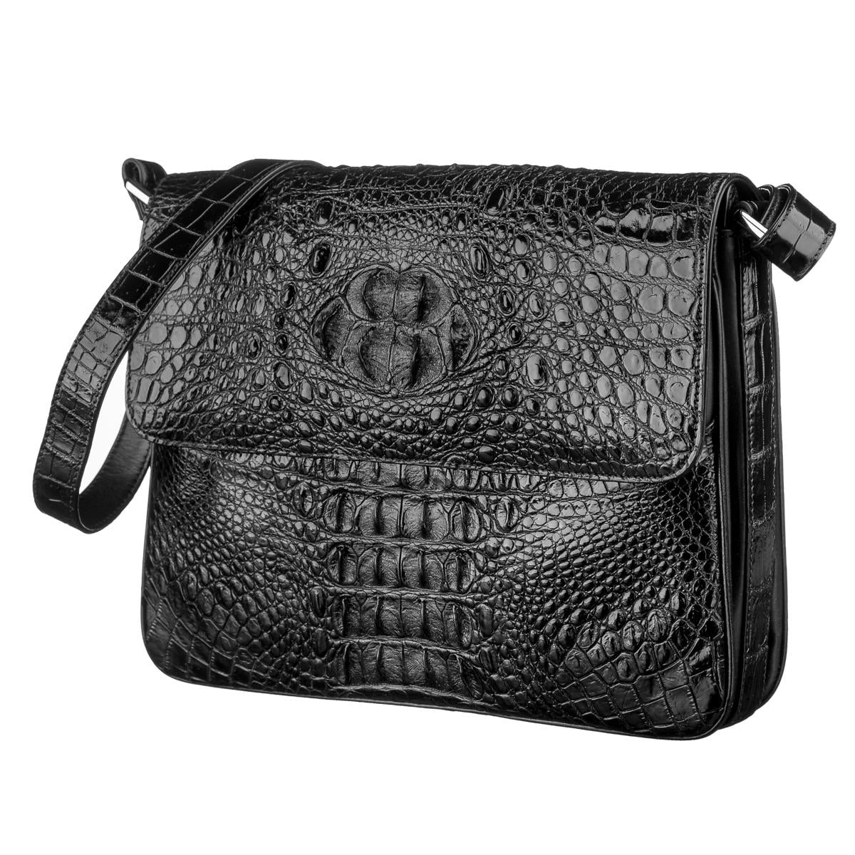 Сумка Crocodile leather 18020 кожа Черный Сумка Crocodile leather 18020 кожа Черный