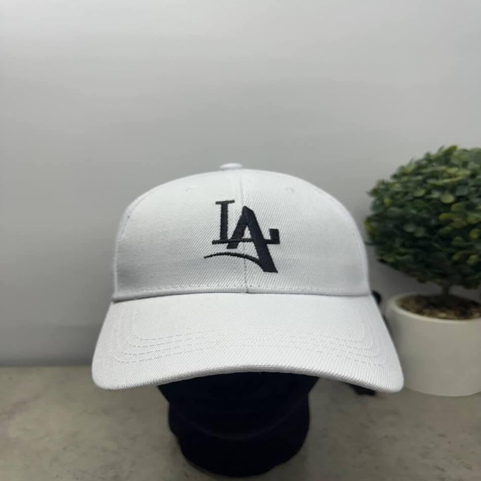 Кепка-бейсболка літня Los Angeless з великим лого OS Білий (00215) - фото 4 Кепка-бейсболка літня Los Angeless з великим лого OS Білий (00215) - фото 4