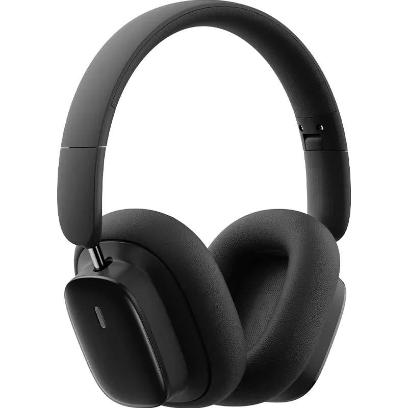 Навушники бездротові накладні Baseus Bowie H1i Noise-Cancellation Wireless Headphones Cluster Black (A00050402113-00)