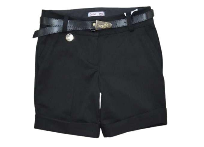 Шорты школьные для девочки Suzie ИЛАНА 03 шерсть 140 см Черный (295301_140)