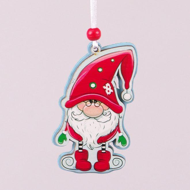 Новогодний подвеска Flora Гном 10 см 2 шт. (19923)