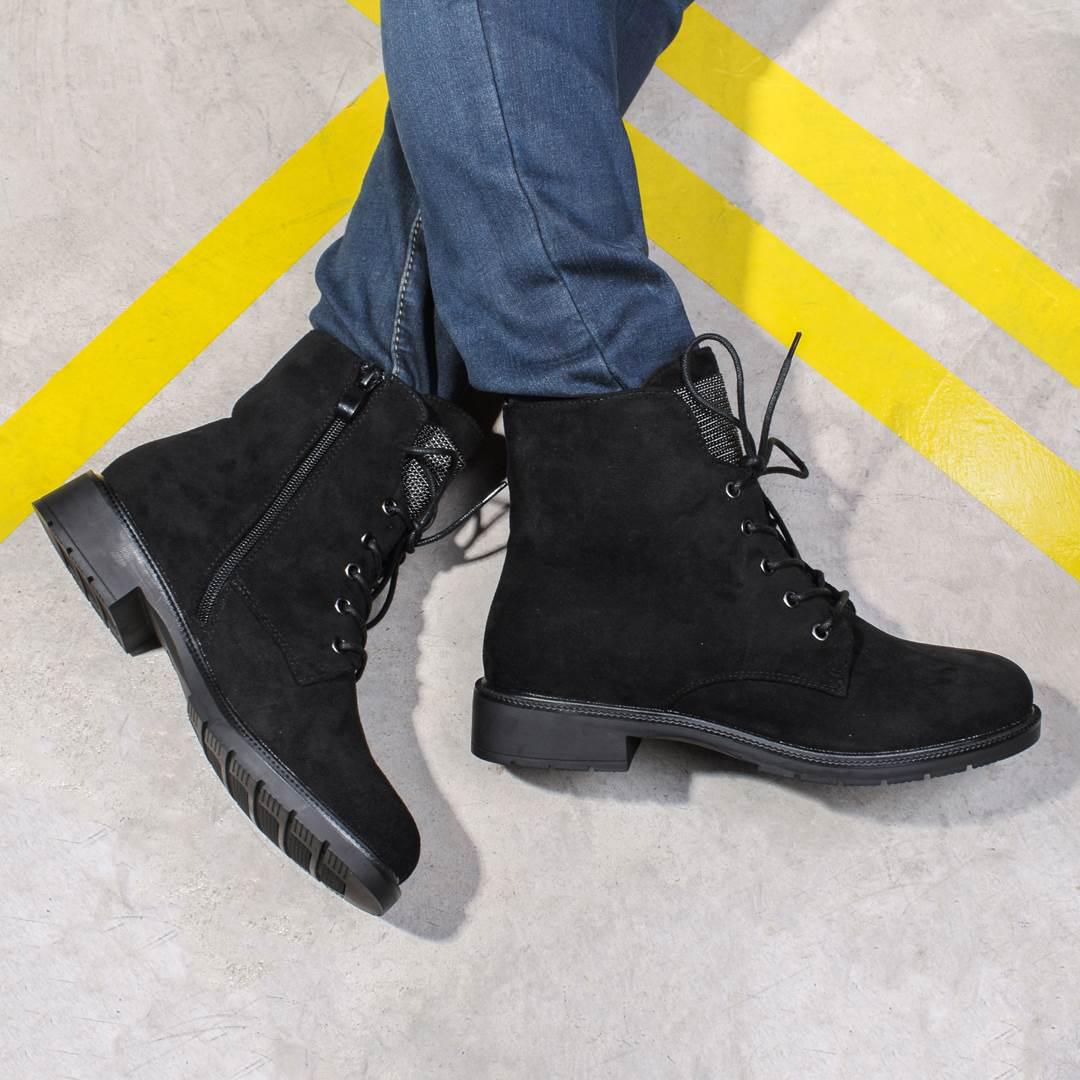 Ботинки женские с цепочками 327232 р. 37 23,5 см