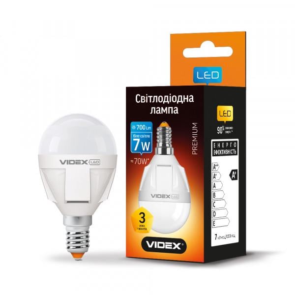 Led лампа Videx PREMIUM G45 7 W E14 4100 K (24008)