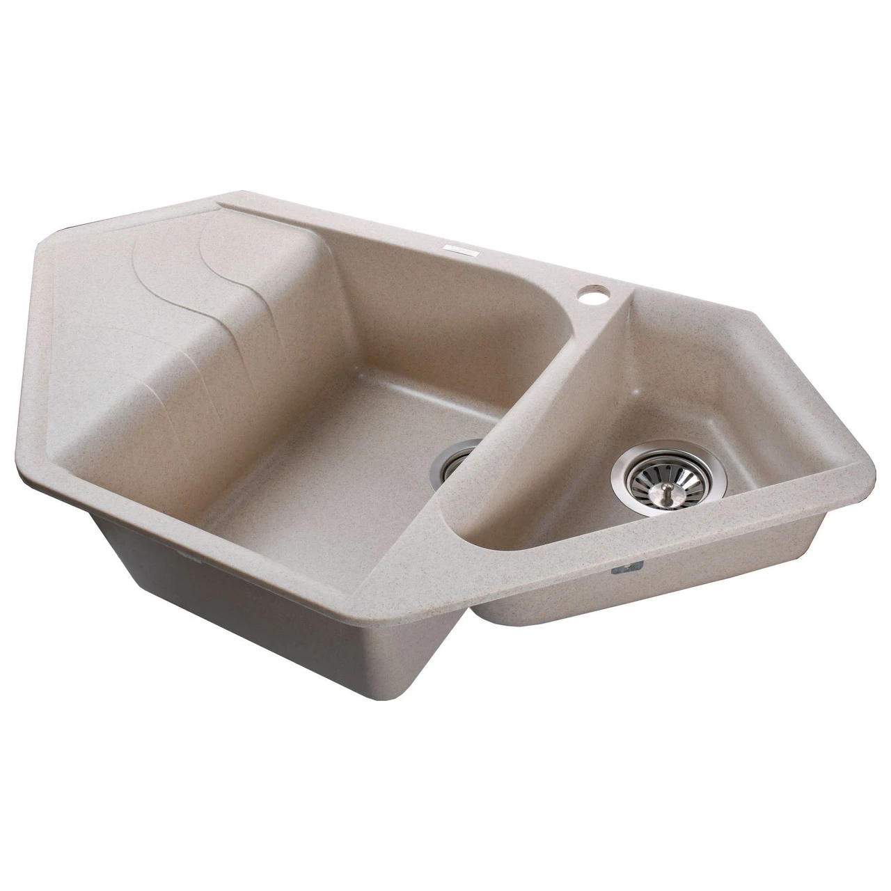 Мойка гранитная Globus Lux GARDA А0004 1000х500 мм Песчаный (04000001) - фото 2 Мойка гранитная Globus Lux GARDA А0004 1000х500 мм Песчаный (04000001) - фото 2