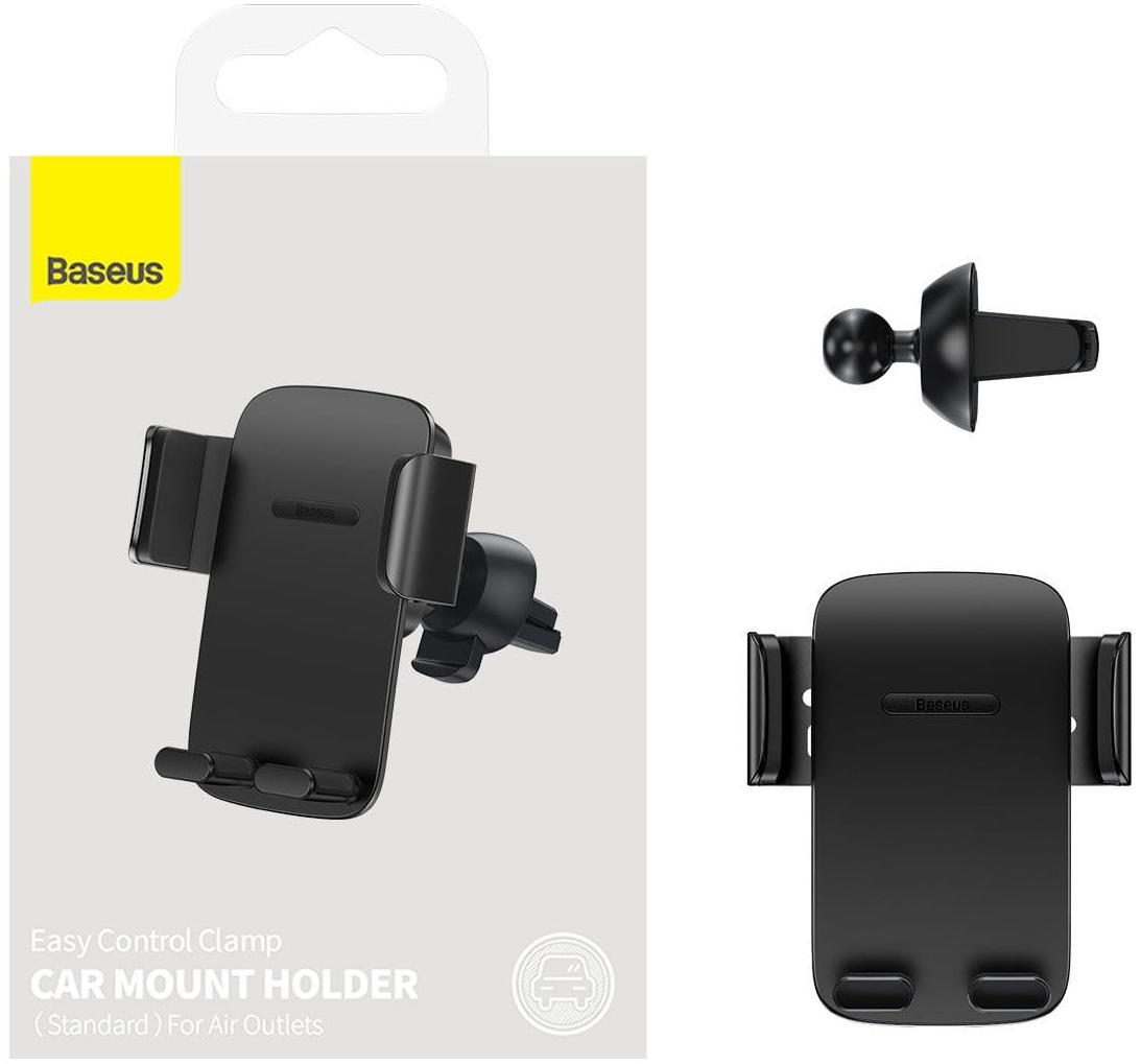 Держатель Baseus Easy Control Pro Clamp Car Mount Holder Air Outlet Version для телефона Black (SUYK010101) - фото 4