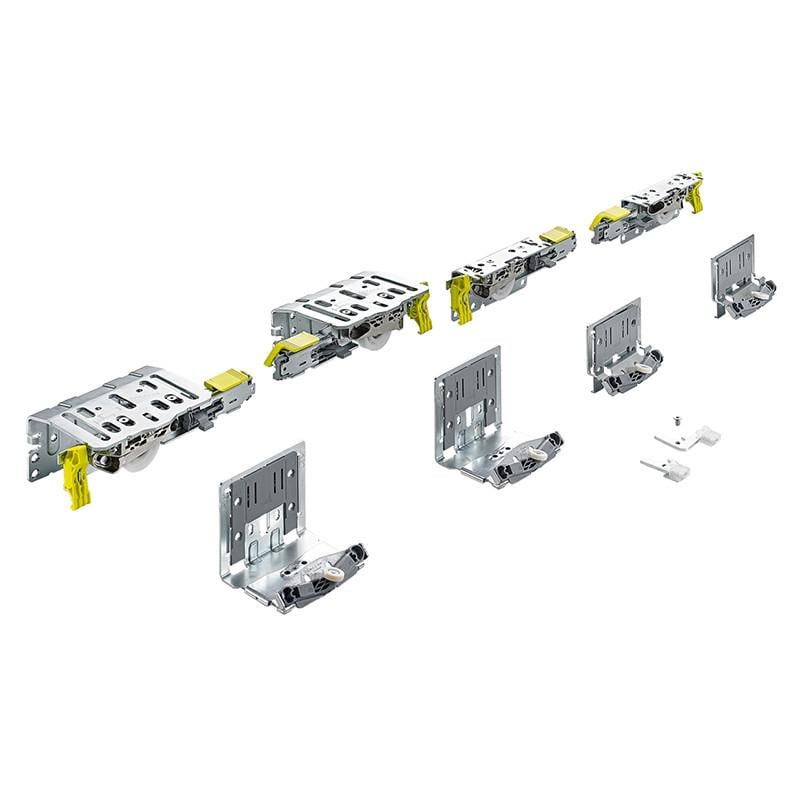 Комплект роликов Hettich TopLine XL v2.0 для 2-дверного шкафа 32-40 мм 100 кг (9275787)