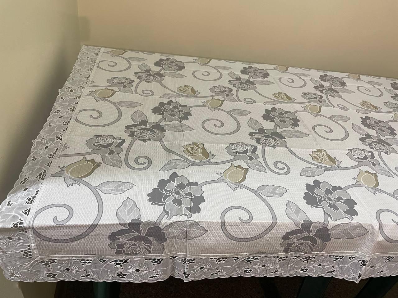 Клеенка на стол Tea Time с кружевом 140x110 см (2352102588) - фото 5