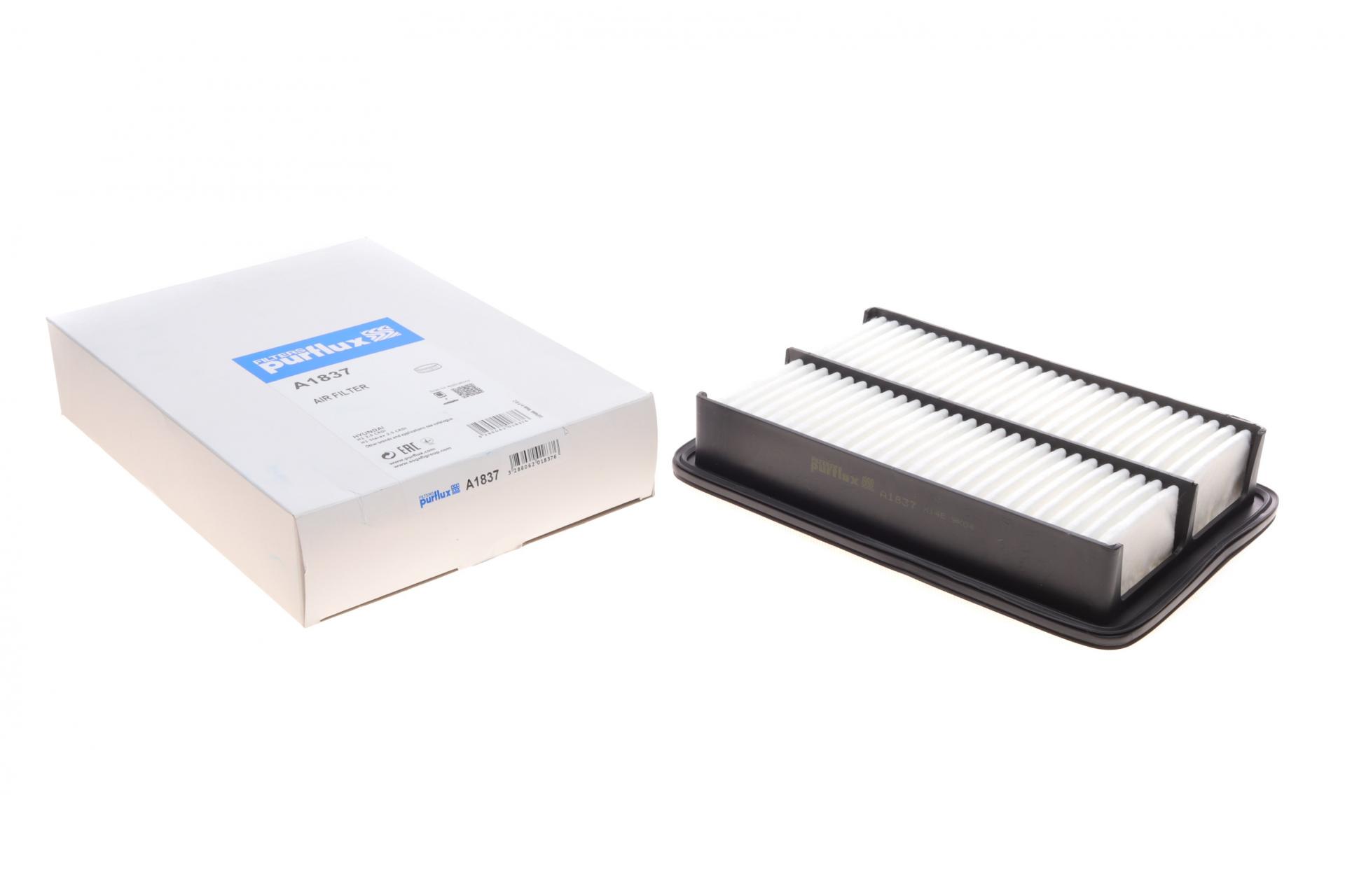 Фильтр воздушный PURFLUX для Hyundai H-1 II 2,4i 2,5 CRDi/TDCi 07- (A1837)