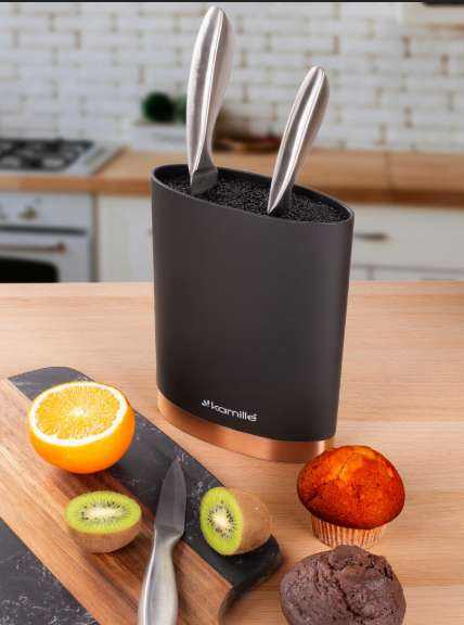 Підставка для ножів Kamille 16х72х225 мм з наповнювачем KM-7627 - фото 5 Підставка для ножів Kamille 16х72х225 мм з наповнювачем KM-7627 - фото 5