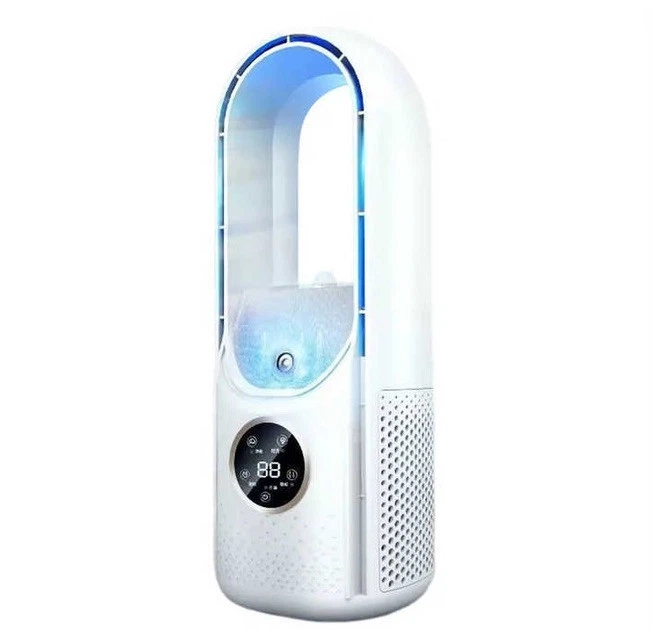 Вентилятор беспроводной MHZ SMART 10042 со встроенным аккумулятором Белый (GR-06357)