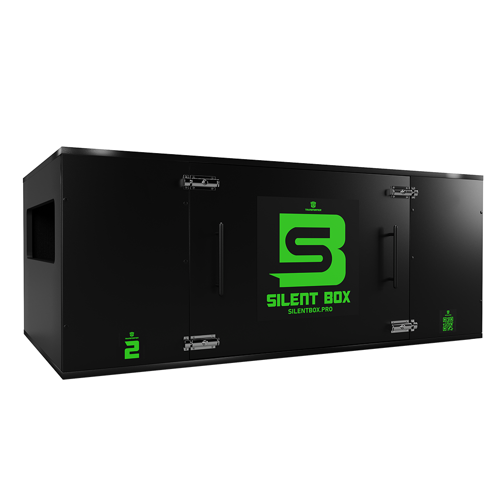 Шумобокс на два асіка SILENT BOX TRANSFORMER 2 Black (TR2Black)