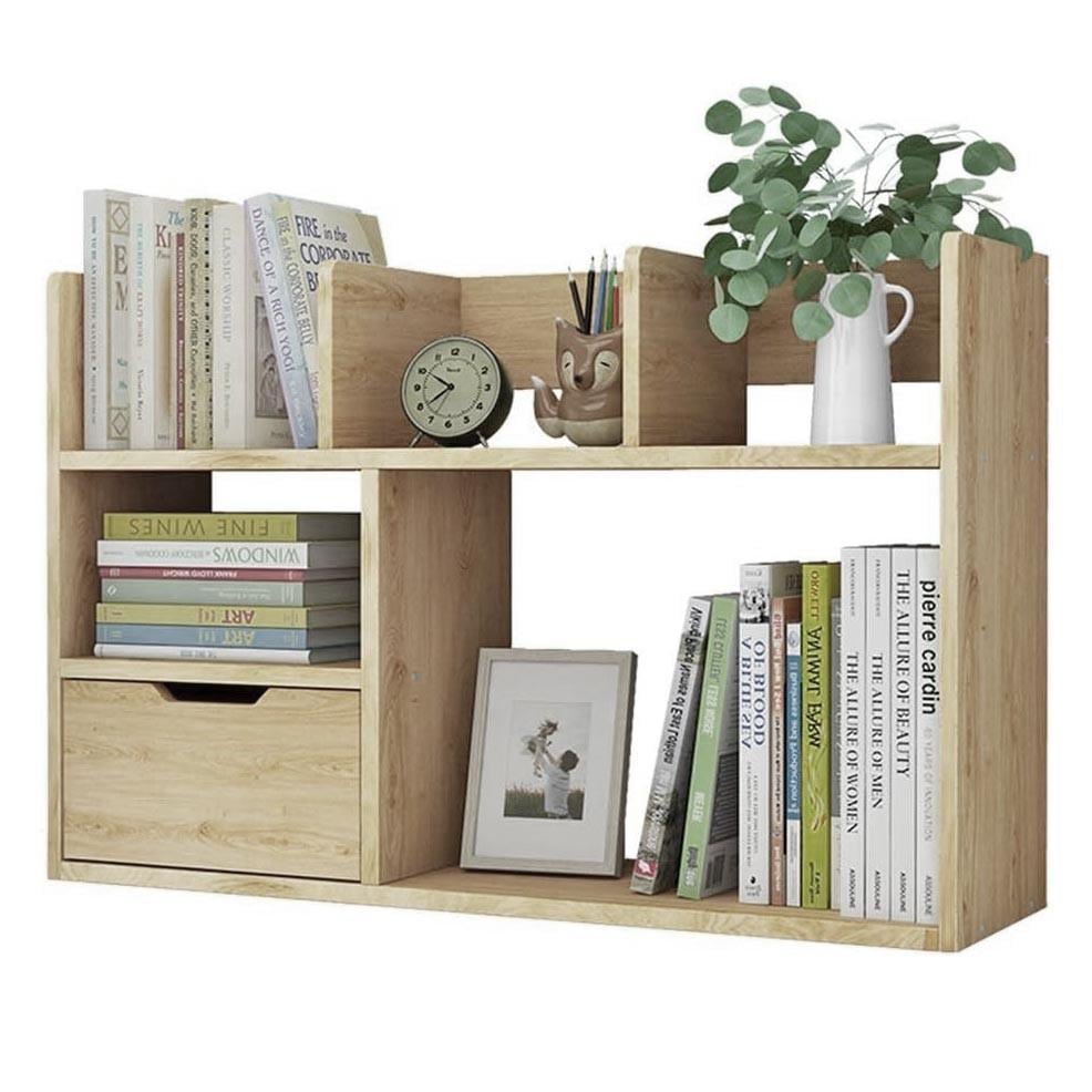 Полка-надстройка настольная из дерева Шанета бланже (АКД-009801)