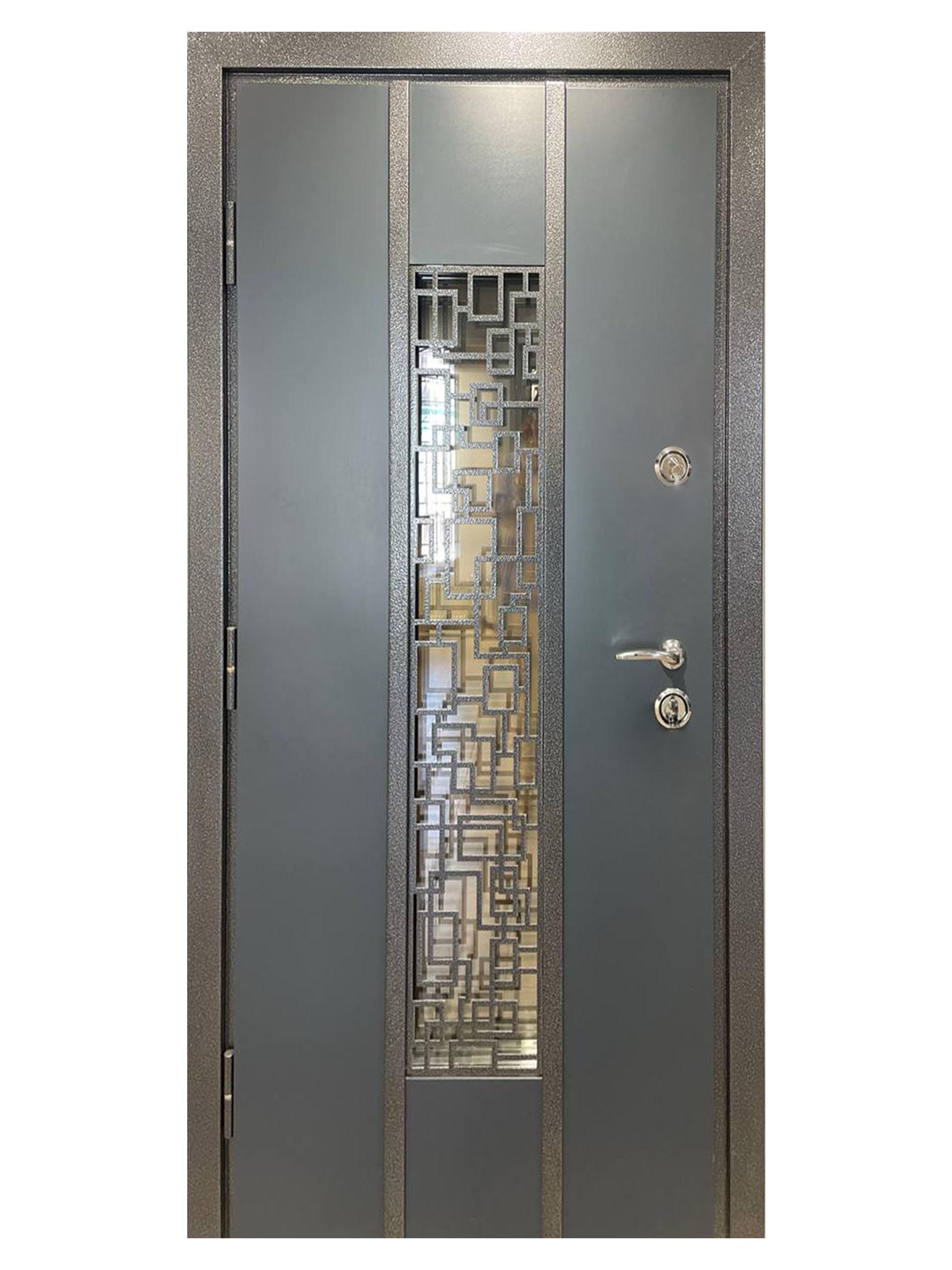 Двері вхідні Максимум NPL408 2040х960 мм Антрацит (8230085) Двері вхідні Максимум NPL408 2040х960 мм Антрацит (8230085)