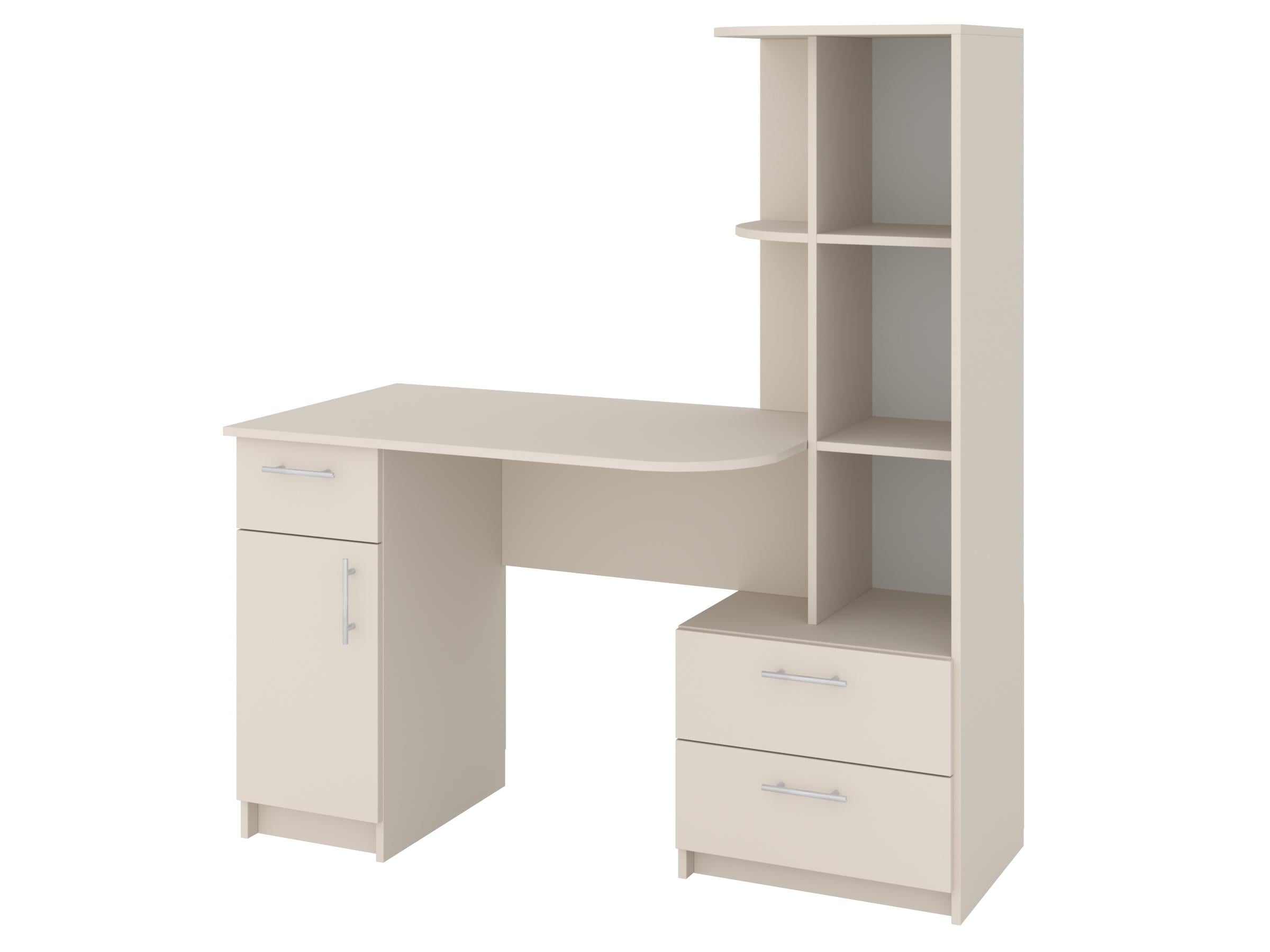 Письменный стол PEHOTIN Фаворит 130х60х75/147 см Кашемир (PN-101629)