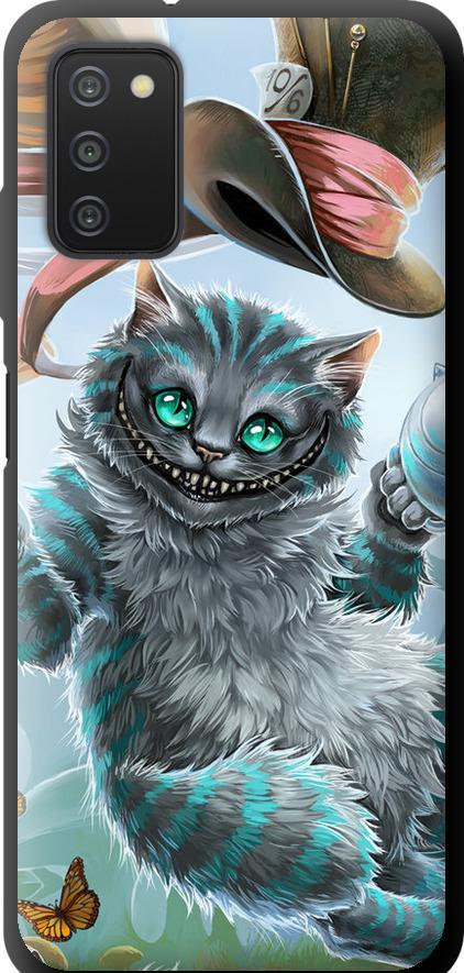 Чехол на Samsung Galaxy A03s A037F Чеширский кот 2 (3993b-2381-42517)