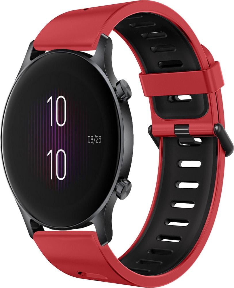 Ремешок Traf для Haylou LS04 RS3 Red Black (26307-0E)