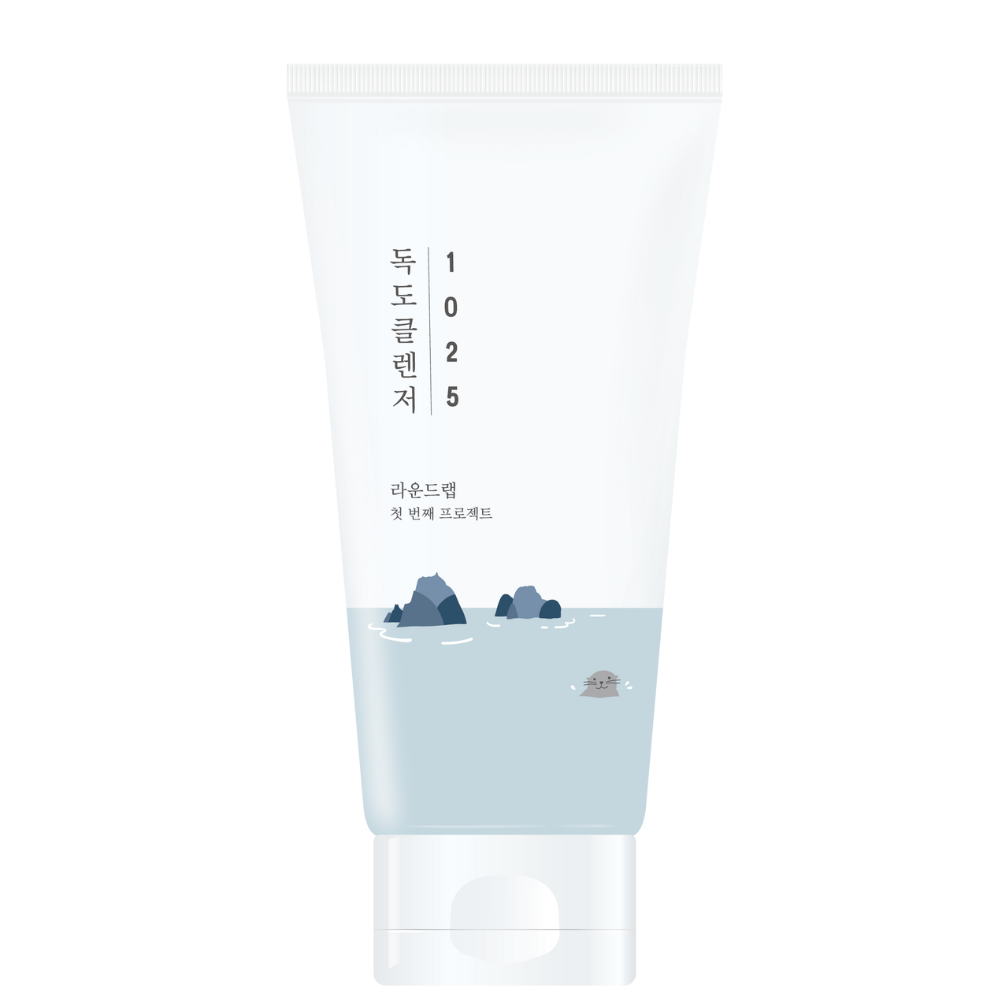 Мягкая очистительная пенка Round Lab 1025 Dokdo Cleanser 150 мл
