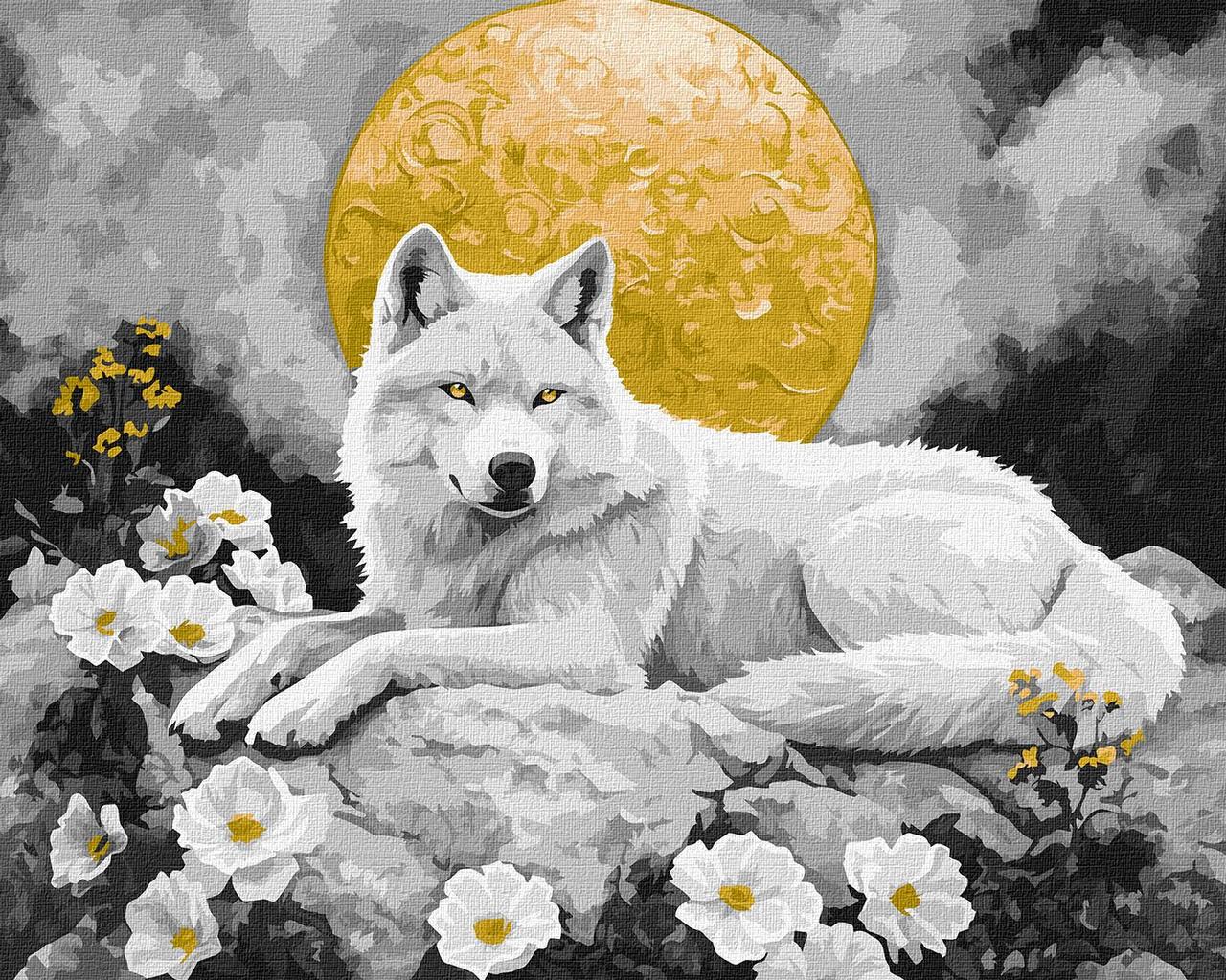 Картины по номерам "Лунная тишина" с красками металлик 40х50см (KHO6707)