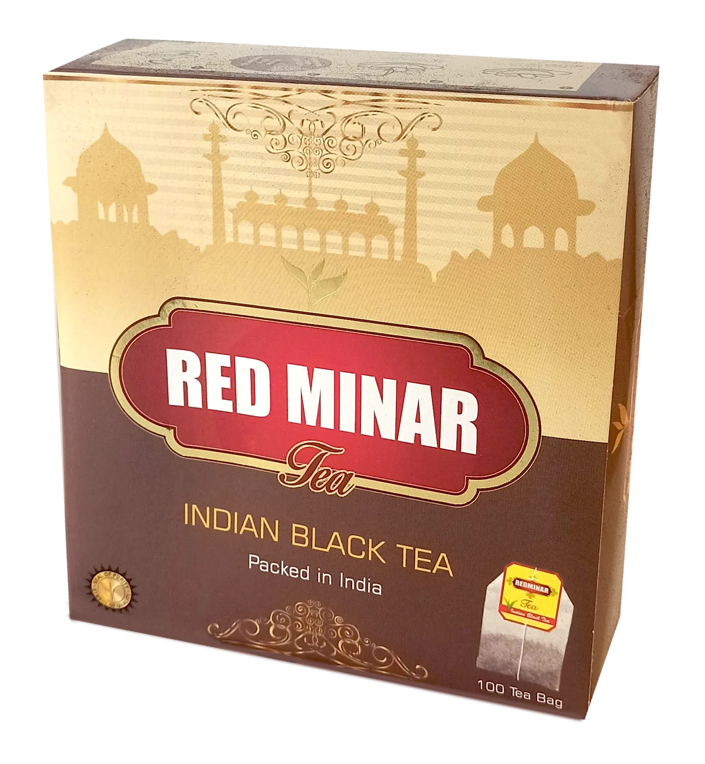 Индийский черный чай Мери Чай Ред Минар в пакетиках 100 шт. (8902347002704)