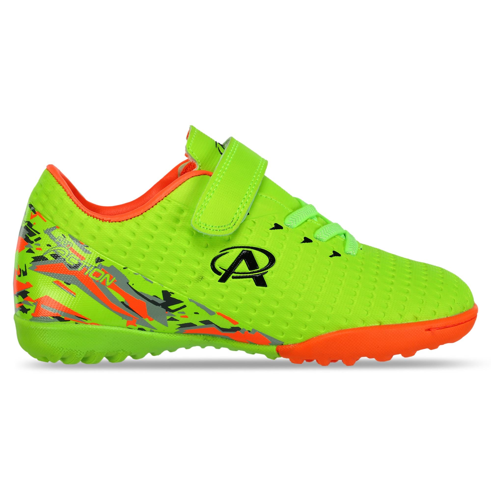 Сороконожки футбольные Pro Action VL19759-TFB-LO р. 30 Салатовый/Оранжевый