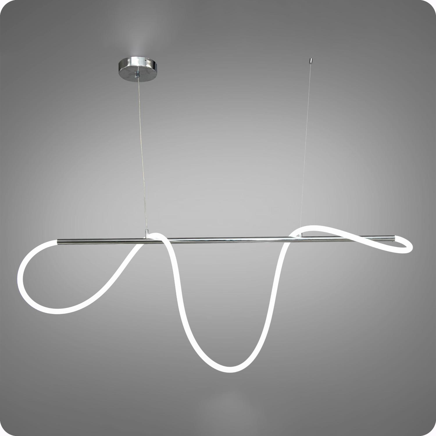 Люстра підвісна 517 Dlight 22 Вт Хром (02085) - фото 2 Люстра підвісна 517 Dlight 22 Вт Хром (02085) - фото 2