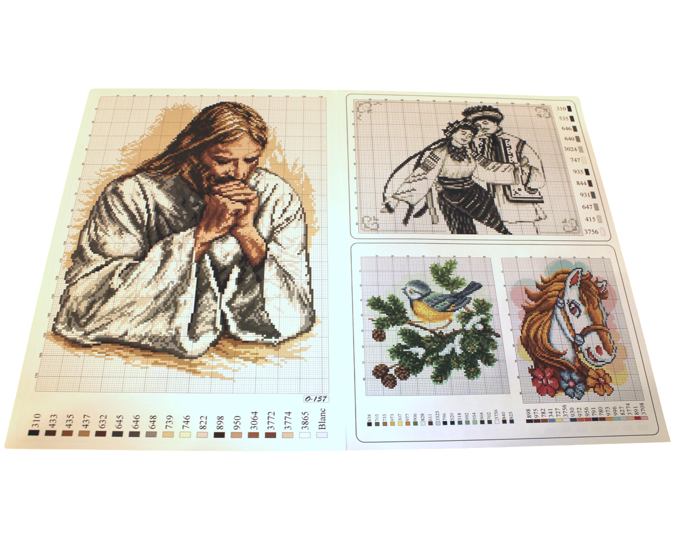 Схема для вышивания бумажные двухсторонние А3/А4/А5 (А3-067)