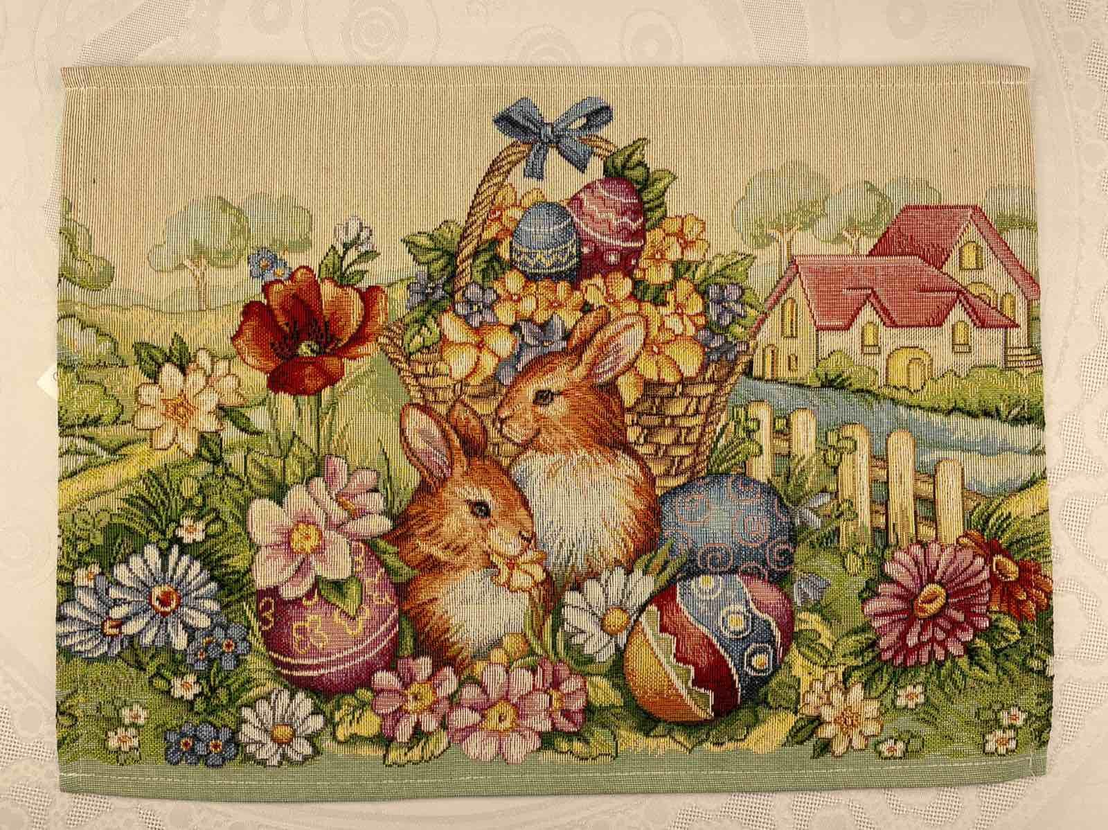 Салфетка пасхальная гобеленовая Milano cod 001 35х45 см (CN38024)