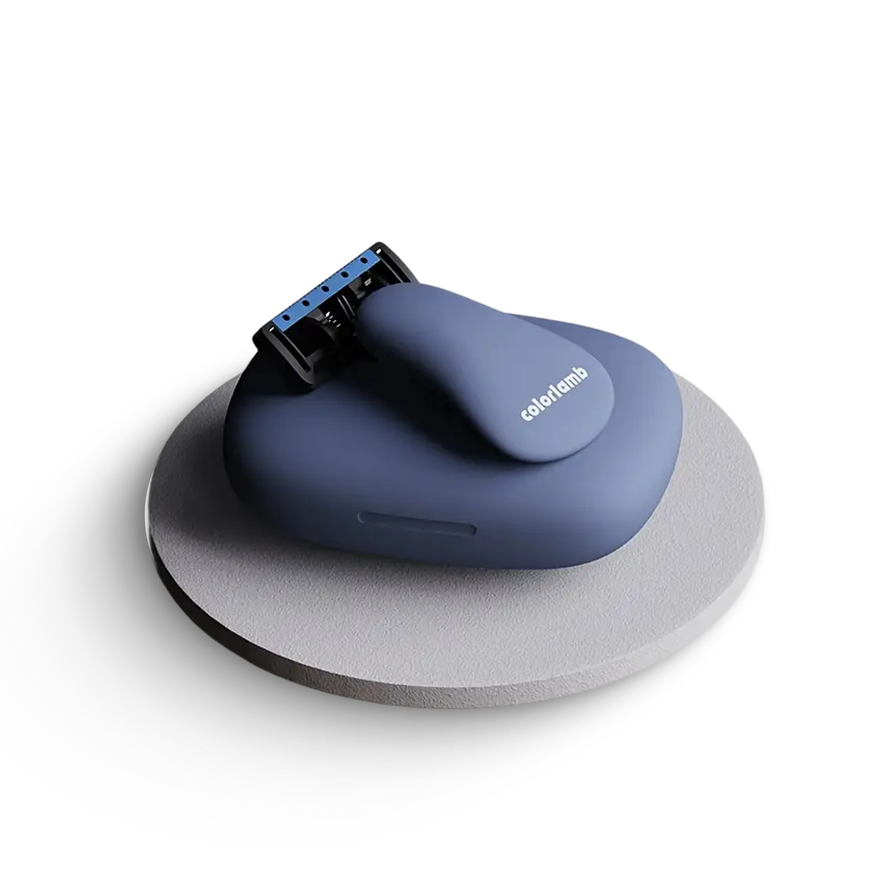 Бритва портативная с 5 лезвиями и футляром Colorlamb Темно-синий (2667499067)