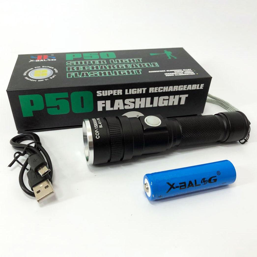 Фонарь аккумуляторный Bailong (BL 611-P50) - фото 6 Фонарь аккумуляторный Bailong (BL 611-P50) - фото 6