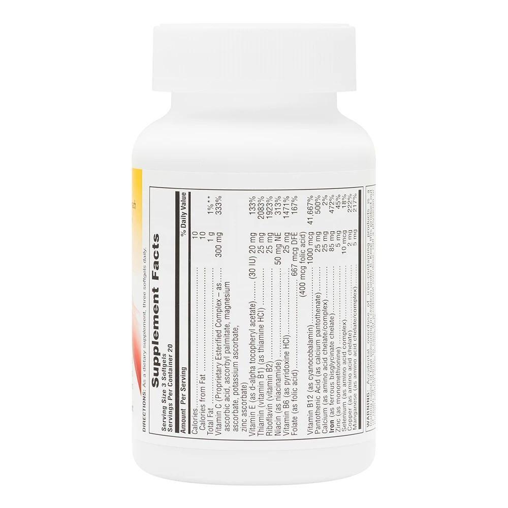 Хема-Плекс Nature's Plus Hema-Plex залізо з кофакторами 60 желатинових капс. швидкої дії (1444359241) - фото 2