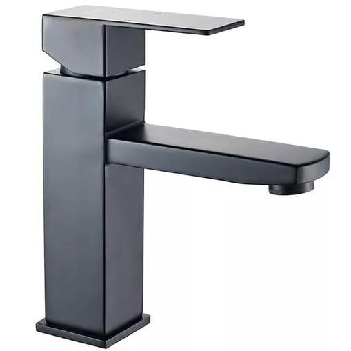 Смеситель для умывальника Wezer PRO1-02-BLACK однорычажный Черный (155176)