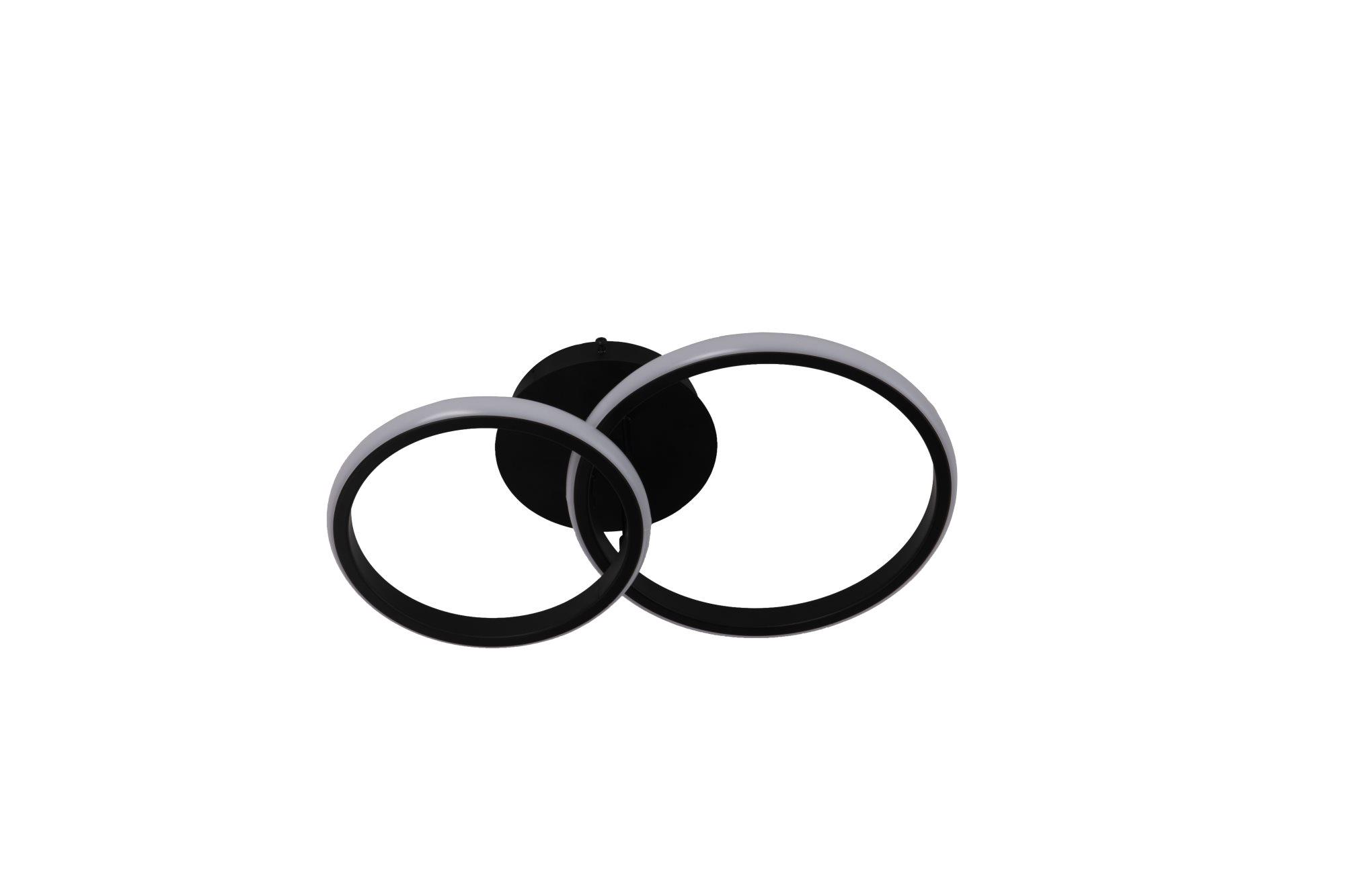 Люстра світлодіодна акрилова Valeso V L6090-2 BK (000040975)