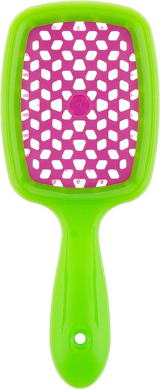 Расческа для волос Janeke Superbrush Зеленый/Фиолетовый (10946667)