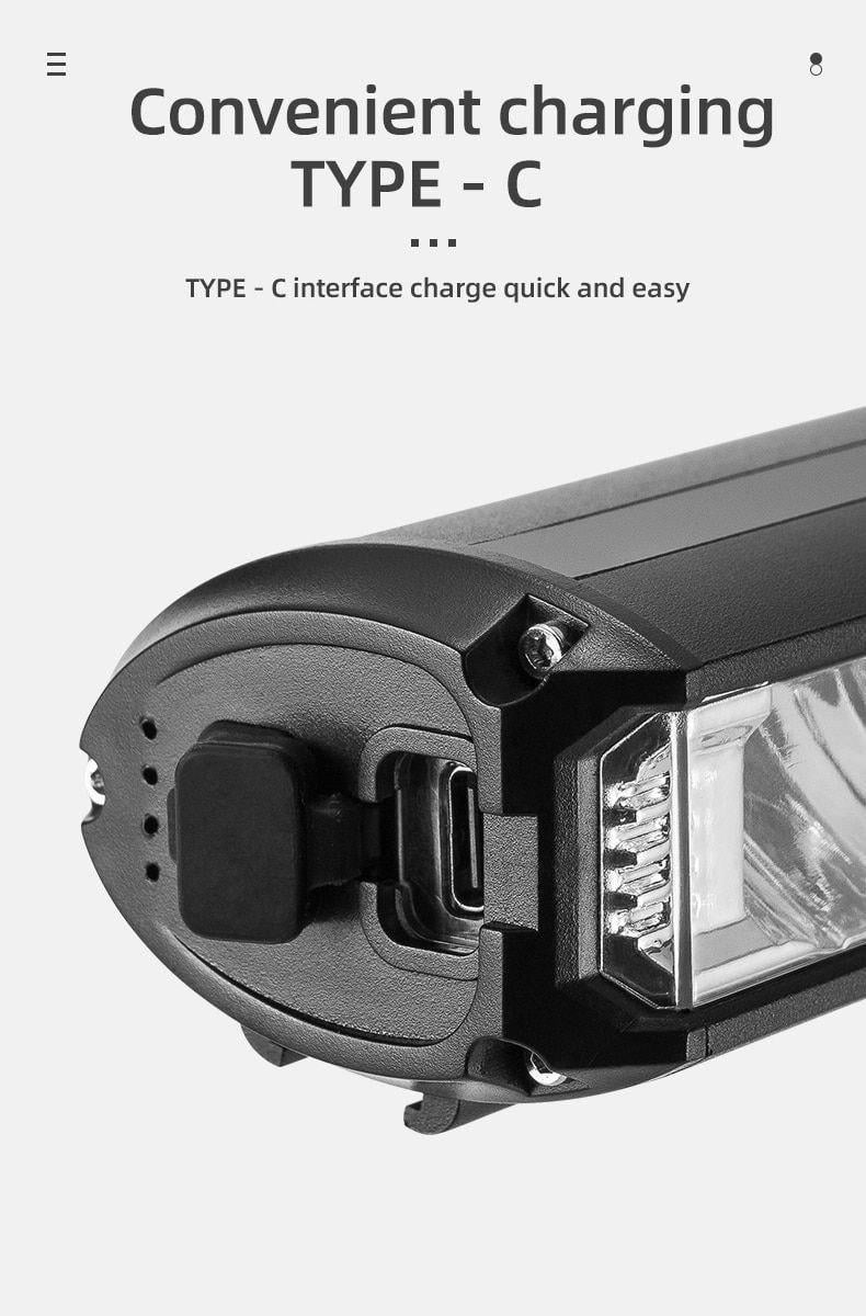 Фара велосипедна TouCloud 5 led P90 6000 Lumen 10000 mAh - фото 7