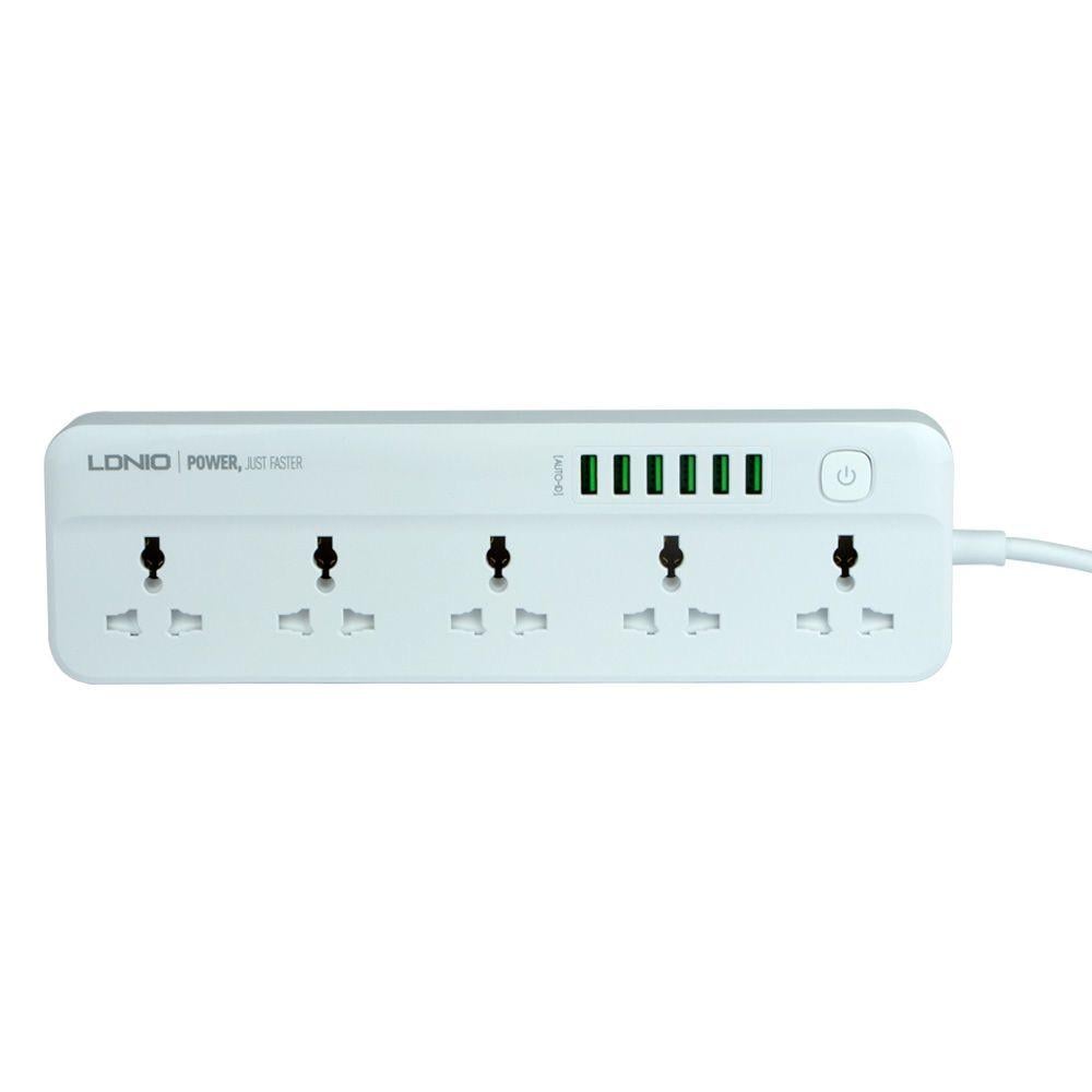 Удлинитель сетевой LDNIO SC5614 5 socket 6 USB White (29caa1-1759912)