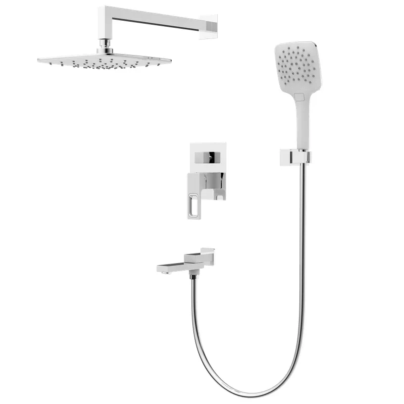 Душевая система встроенная KOER KB-66009-04 3 функции Хром/Белый (KR5990)