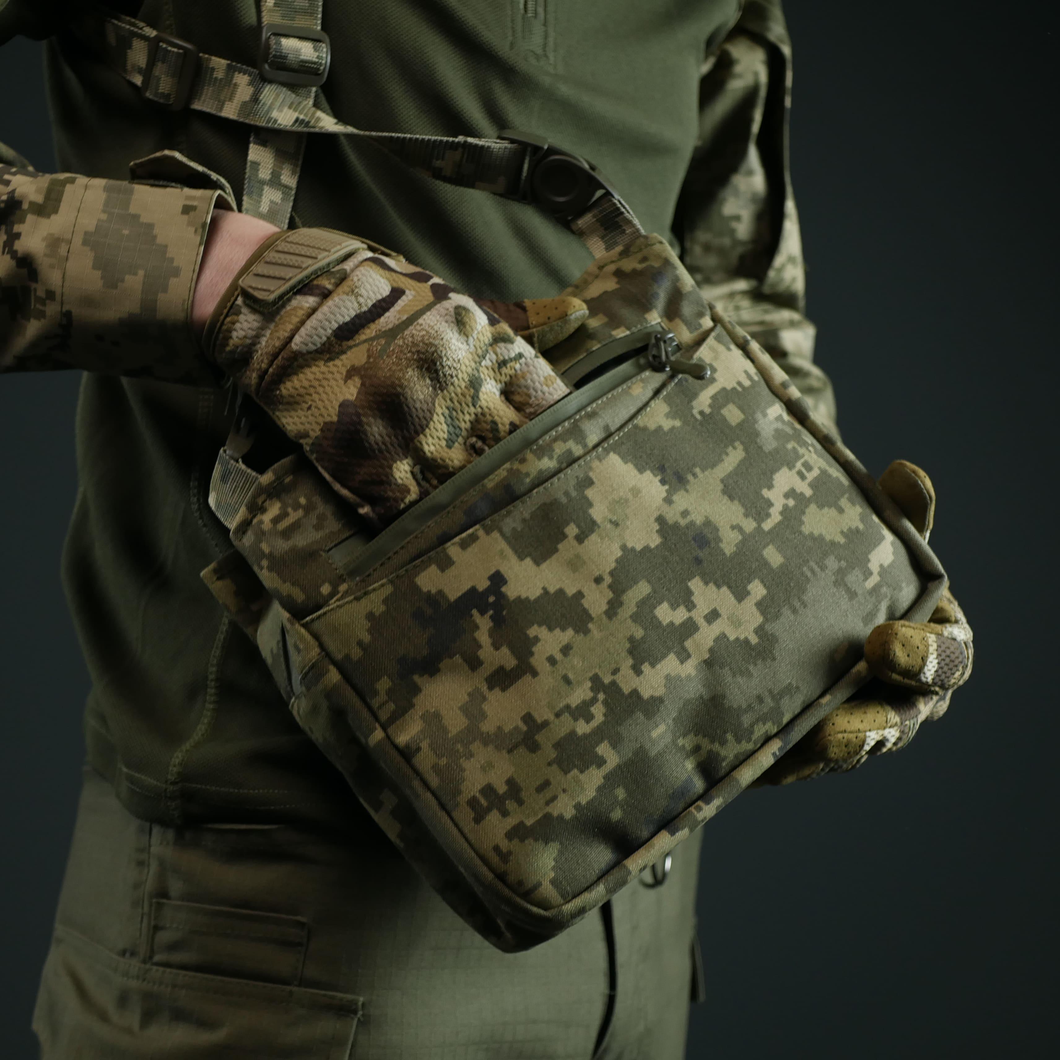 Сумка чоловіча через плече Піксель - фото 8