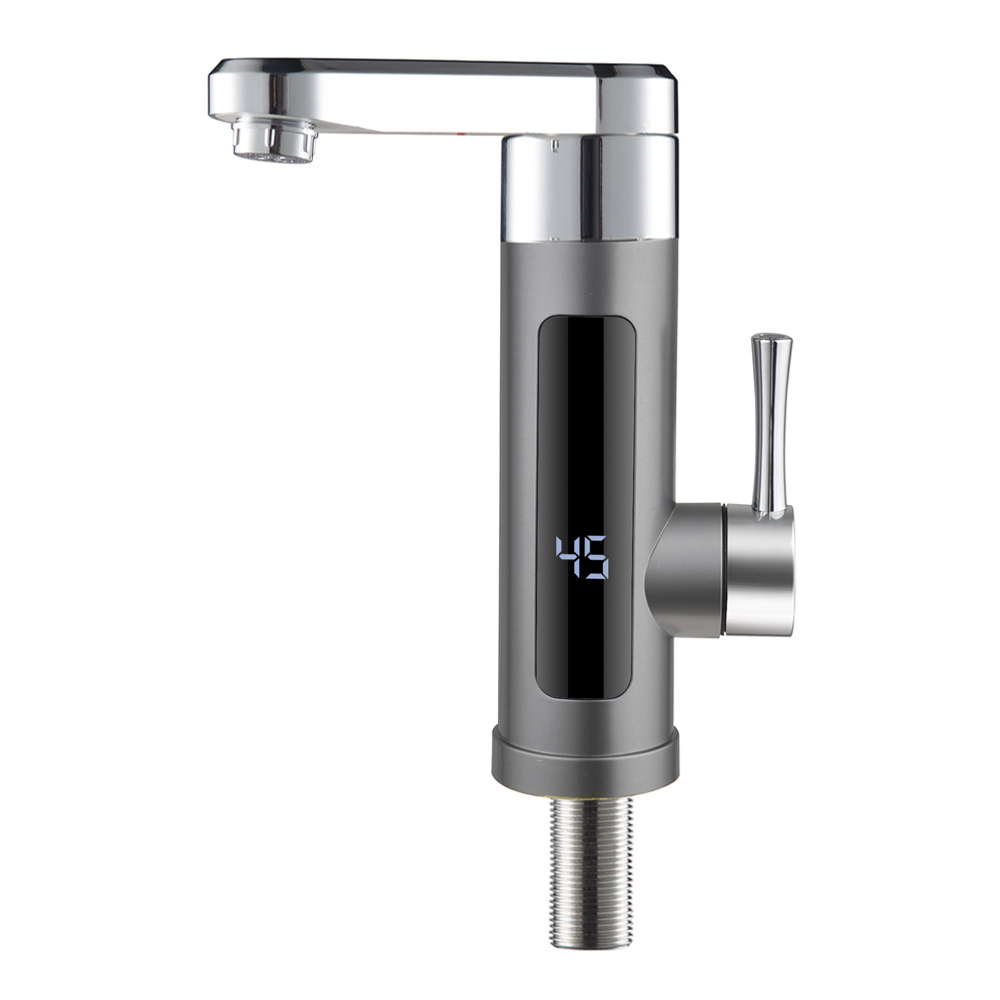 Проточний водонагрівач Wezer H16T для умивальника 3,3 кВт Grey (1055380)