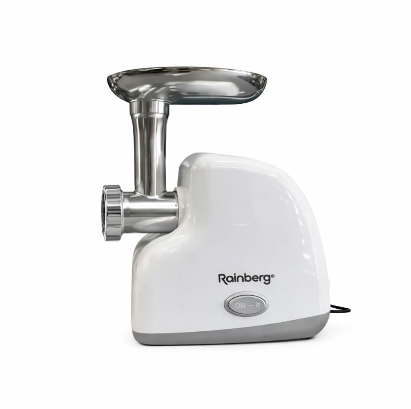 Мясорубка Rainberg RB-2319 функция реверса/защита от перегрузки/насадка Кеббе (WHITRB2319)