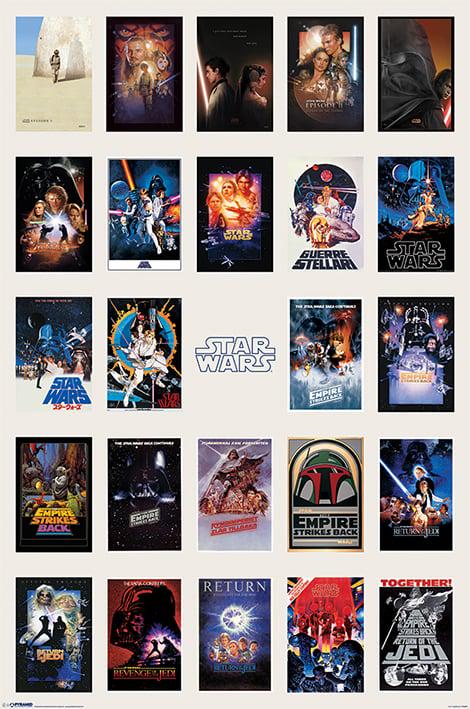 Постер плакат Звездные Войны/Star Wars One Sheet Collage 61x91,5 см