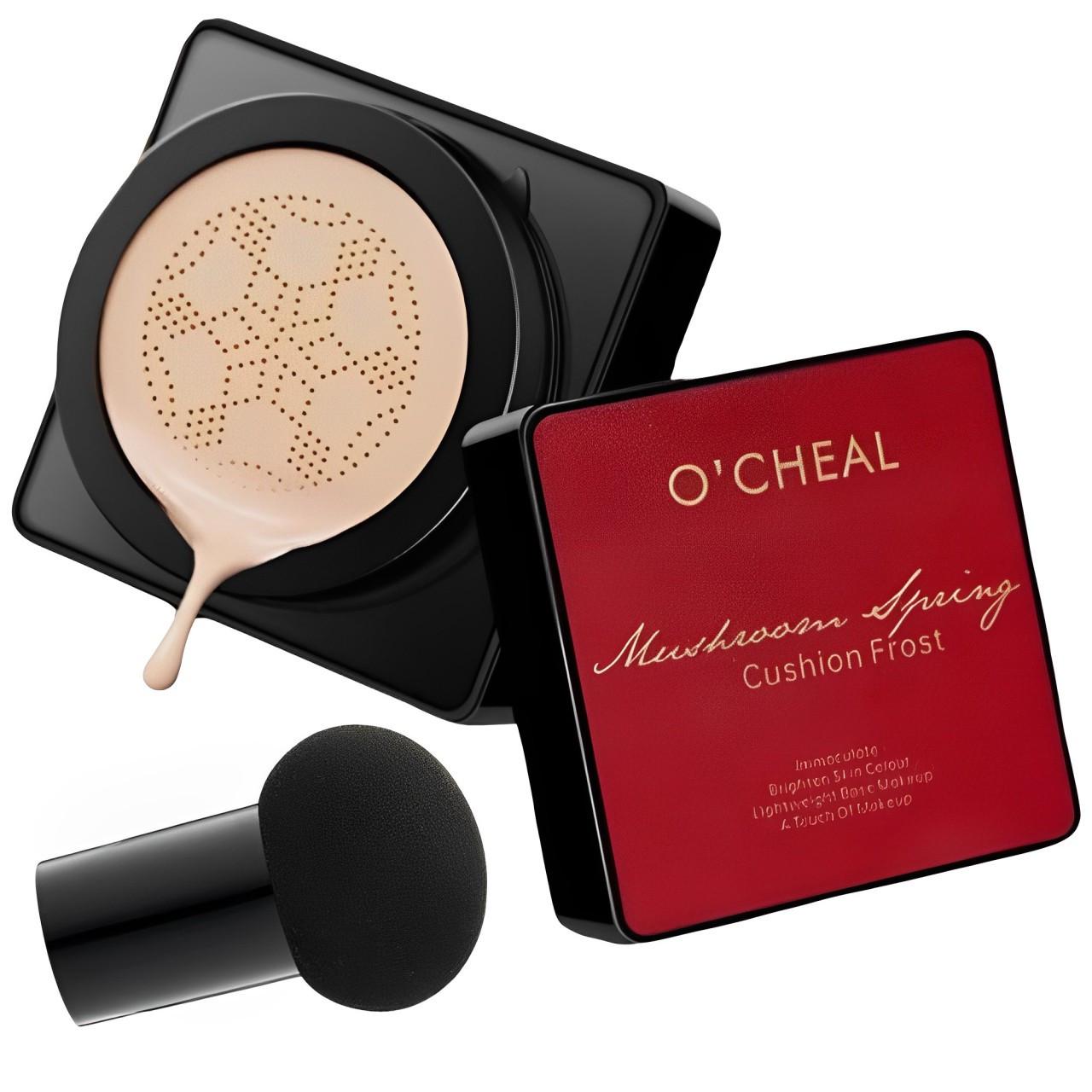 Тональний крем-кушон для обличчя Beauty Linasi Red O`CHEAL з спонжом Натуральний відтінок (353)