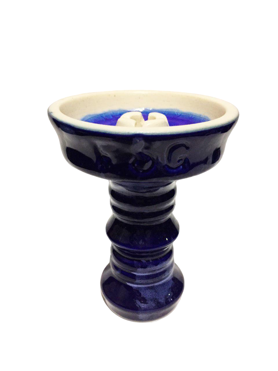 Чаша для кальяна FOG Sakura Glaze с выемкой Синий (4605) Чаша для кальяна FOG Sakura Glaze с выемкой Синий (4605)